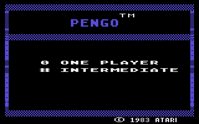 Pengo (1983) (Atari) Screenshot